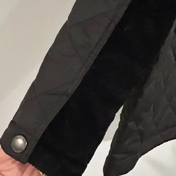 Burberry London Burberry Kids Renfred Quilted Cord Jacket 3Y (Black) - Picture 4 of 9